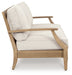 Carter Hall - Sofa With Cushion - Beige - Simple Home Plus