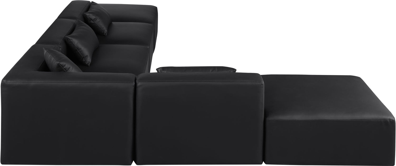 Cube - 6 Piece Modular Corner Armless Sectional - Simple Home Plus