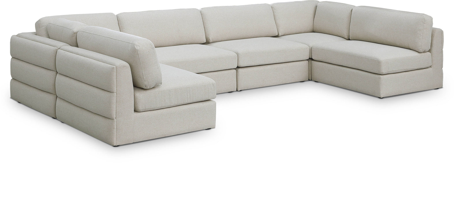 Beckham - 6 Piece Modular Sectional - Simple Home Plus