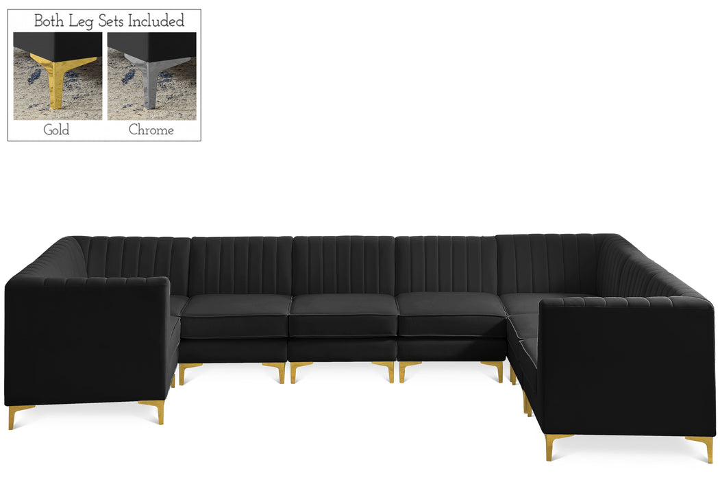 Alina - 8 Piece Modular U-Shaped Sectional - Simple Home Plus