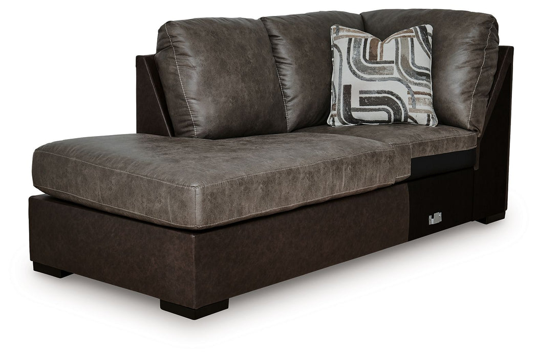 Castille Way - LAF Corner Chaise - Fossil - Simple Home Plus