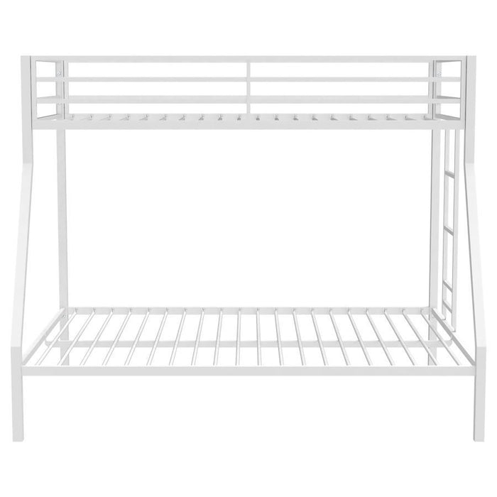 Alevera - Metal Bunk Bed With Ladder - Simple Home Plus