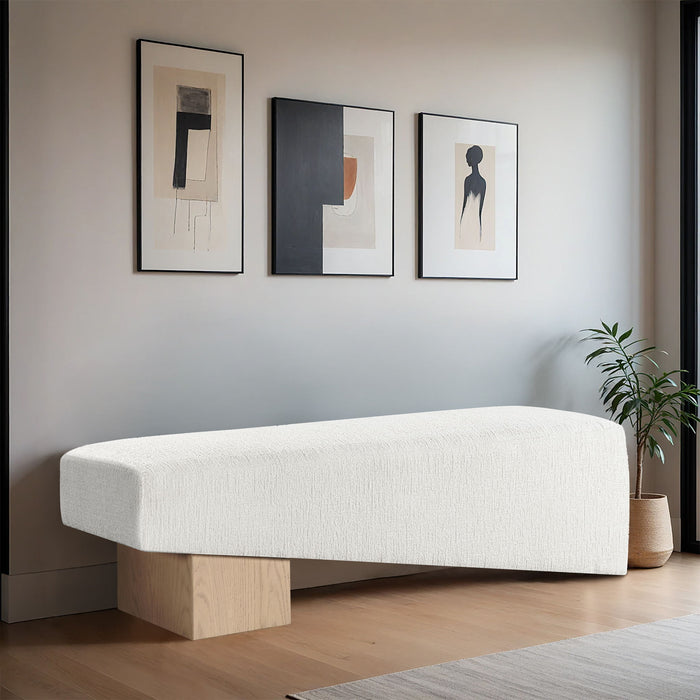 Alora - Bench - Light Brown Base - Simple Home Plus