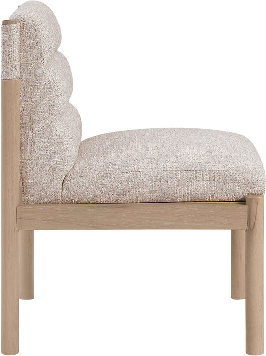 Eloura - Linen Textured Fabric Upholstered Dining Chair (Set of 2) - Simple Home Plus