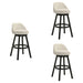 Erika - Modern Transitional Swivel Wood Bar Height Kitchen Bar Stool - Simple Home Plus