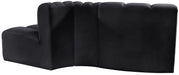 Arc - Velvet 3 Piece Modular Sofa - Simple Home Plus