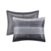 Saben - King 9 Piece Comforter Set With Bed Sheets - Black - Simple Home Plus