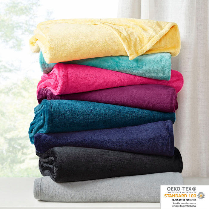 Twin Oversized Blanket - Yellow