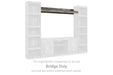 Wynnlow - Bridge 60” - Gray - Simple Home Plus