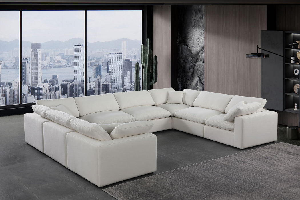 Comfy - 8 Piece Linen Modular Sectional - Simple Home Plus