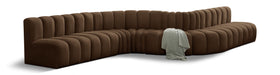 Arc - Velvet 8 Piece Curved Modular Sofa - Simple Home Plus