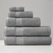 Premium Turkish Cotton 6-Piece 500GSM Plush Towel Set - Charcoal - Simple Home Plus