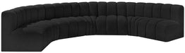Arc - Boucle Fabric 7 Piece U-Shaped Modular Sofa - Simple Home Plus