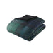 Bernston - Faux Wool to Faux Fur Down Alternative Comforter Set - Green Plaid - Simple Home Plus