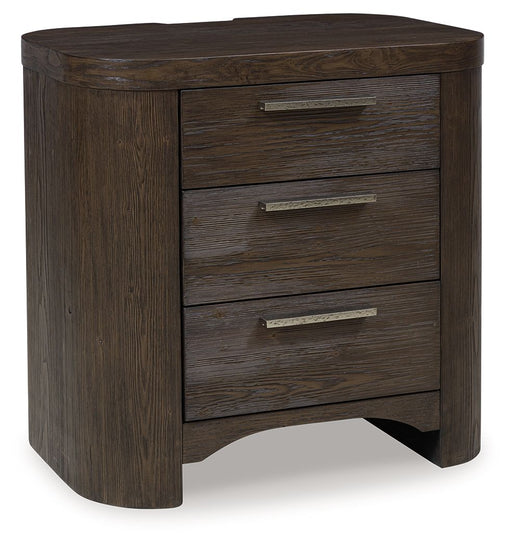 Neo - Rich Brown - Three Drawer Night Stand - Simple Home Plus