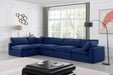 Comfy - 5 Piece Velvet Modular Sectional - Simple Home Plus