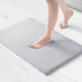 Marshmallow - 24" x 40" Bath Rug - Pearl Silver - Simple Home Plus