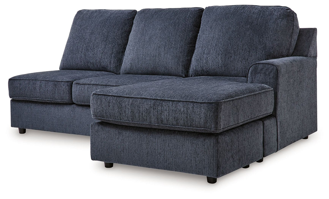 Albar Place - Raf Sofa Chaise - Cobalt - Simple Home Plus
