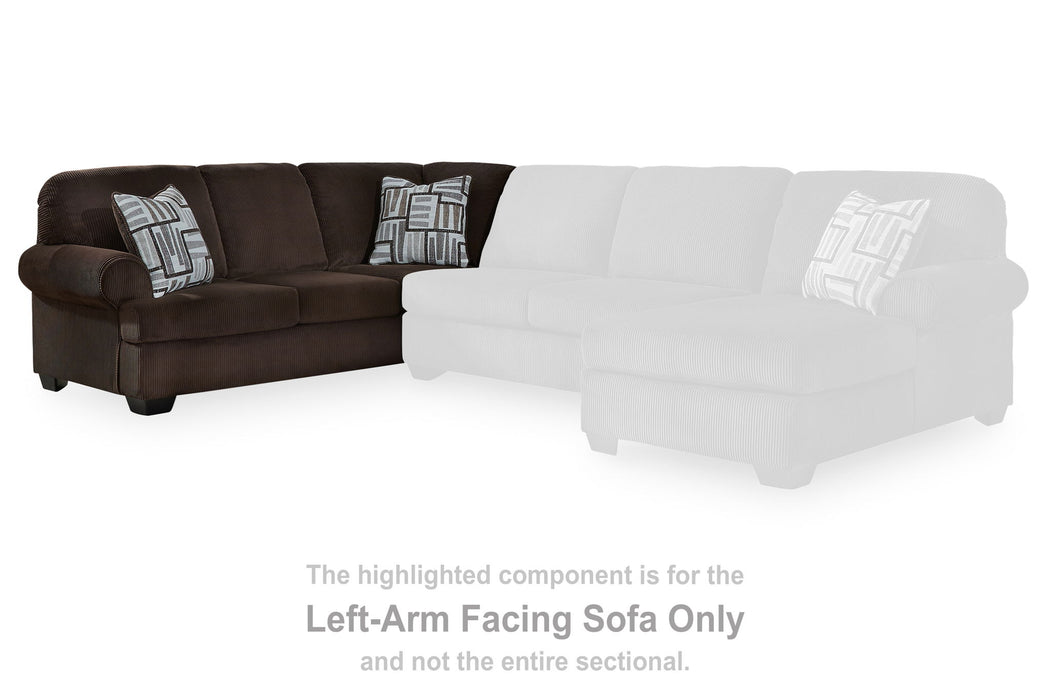 Kimlee - LAF Sofa - Chocolate - Simple Home Plus