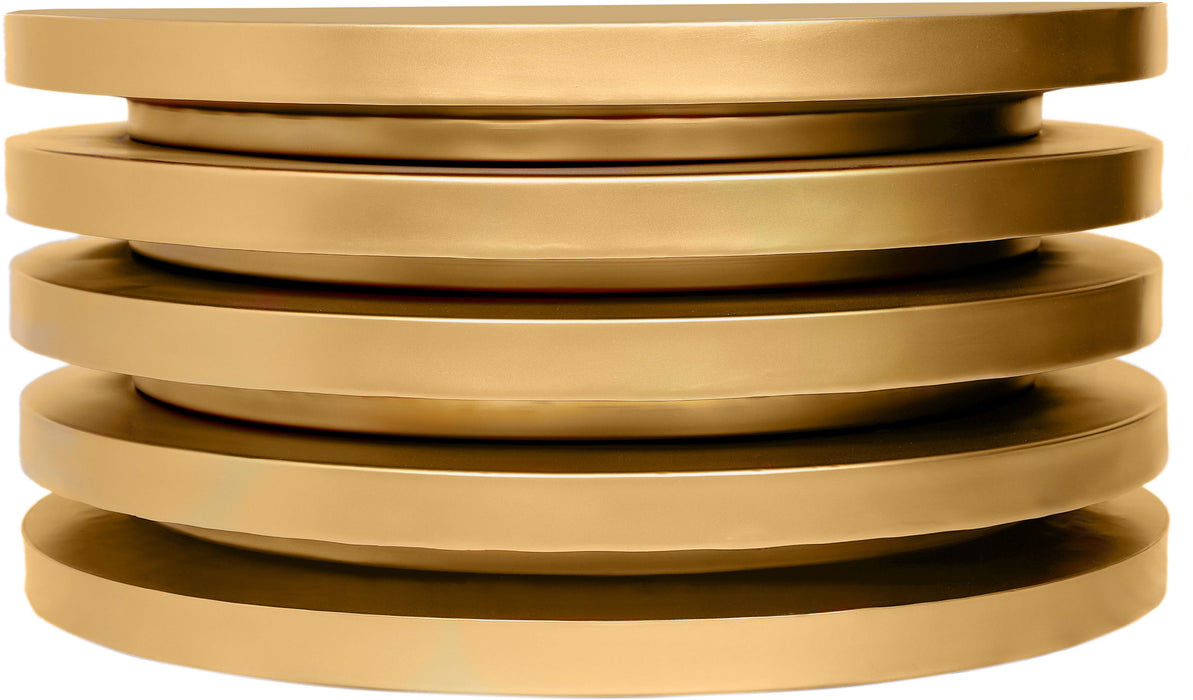 Levels - Coffee Table - Gold - Simple Home Plus