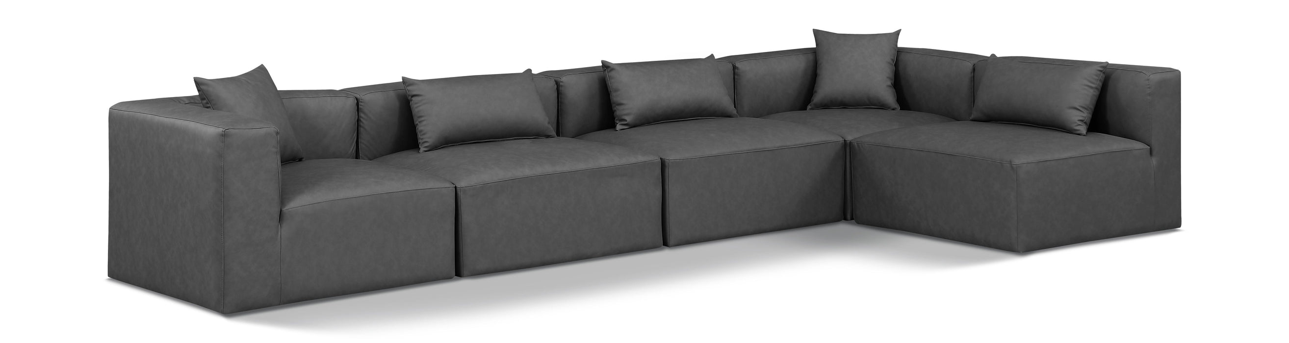 Cube - 5 Piece Modular Sectional - Simple Home Plus