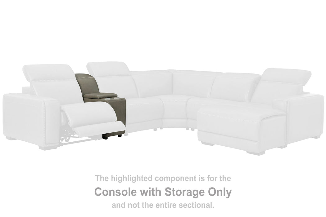 Correze - Console with Storage - Gray - Simple Home Plus