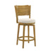 Winsley - Coastal Modern Swivel Wood Counter Height Kitchen Bar Stool - Simple Home Plus