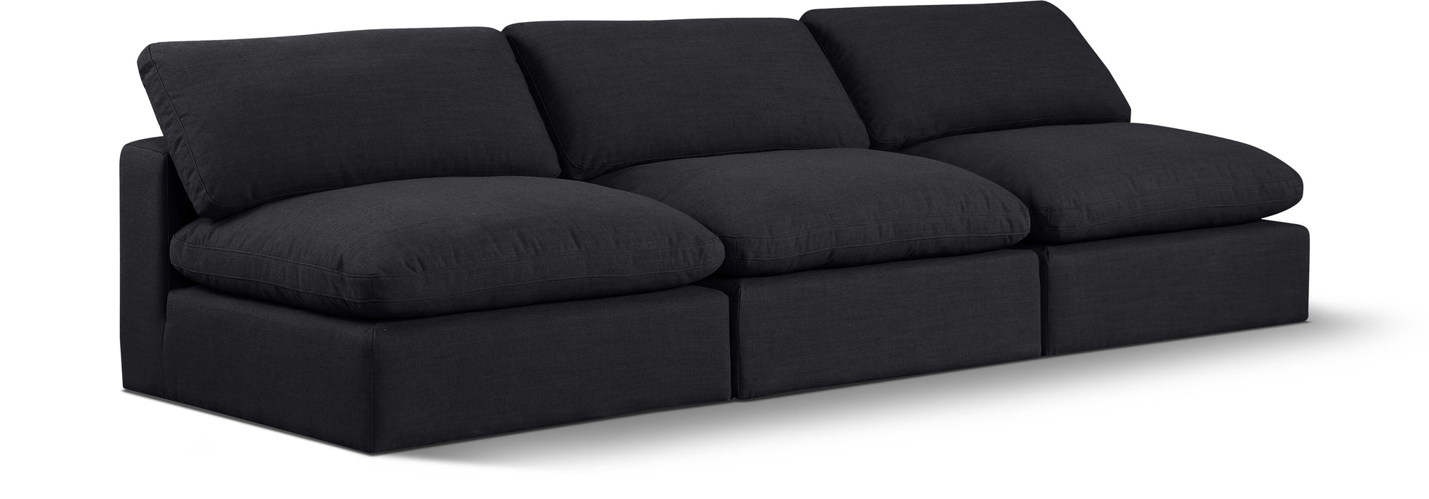 Comfy - Linen Modular Armless Sofa 3 Seats - Simple Home Plus
