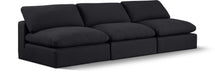Comfy - Linen Modular Armless Sofa 3 Seats - Simple Home Plus