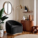 Gustavo - Velvet Upholstered Chair - Simple Home Plus