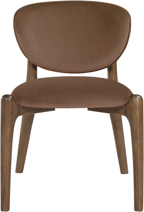 Velora - Upholstered Dining Chair (Set of 2) - Brown Base - Simple Home Plus