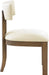 Lavrin - Vegan Leather Upholstered Dining Side Chair (Set of 2) - Walnut Base - Simple Home Plus