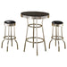Retro - 3 Pieces Round 1950s Bistro Pub Bar Table Set - Simple Home Plus