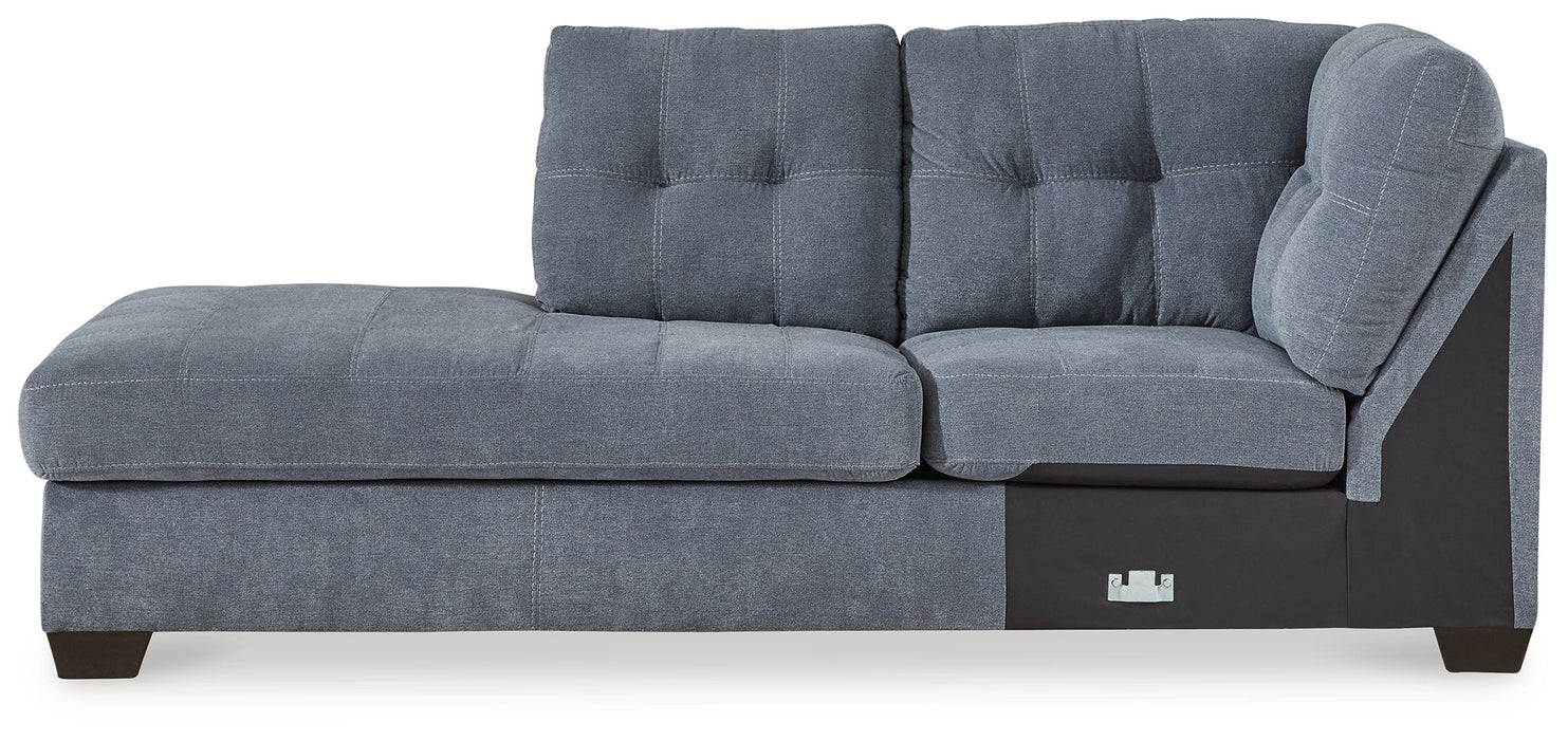 Marleton - Laf Corner Chaise - Denim - Simple Home Plus