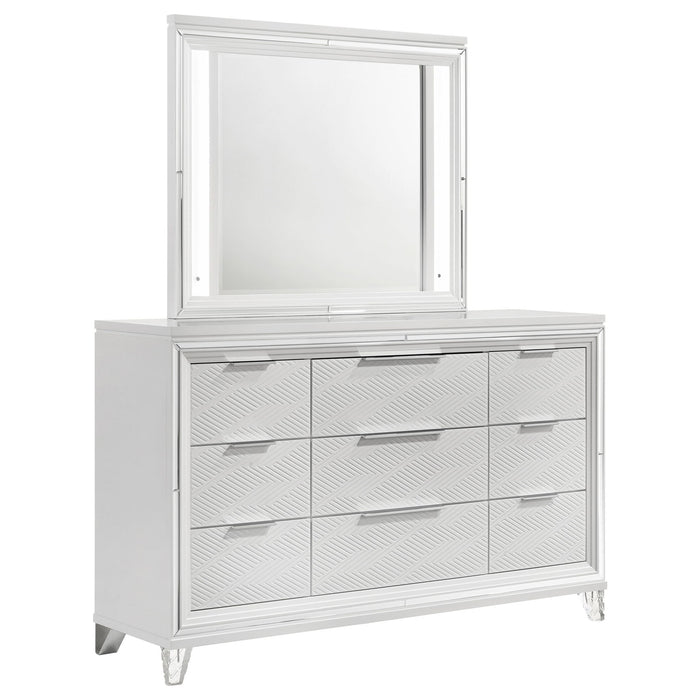 Marmore - 9-Drawer Dresser - Simple Home Plus