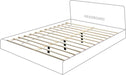 Vaughn - Chenille Bed With Black Base - Simple Home Plus