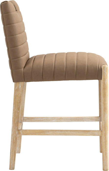 Aimee - Counter Stool - Light Brown Legs - Simple Home Plus