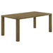 Castlewood - Rectangular Wood Dining Table - Brown Oak - Simple Home Plus