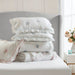 Aglaia - Twin Quilt Set - White / Light Blue - Simple Home Plus
