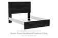 Belachime - Queen Panel HDBD/Ftbd - Charcoal - Simple Home Plus
