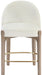 Torino - Counter Stool With Brushed Natural Base - Simple Home Plus