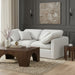 Indulge - Linen 2 Piece Modular Sofa - White - Simple Home Plus