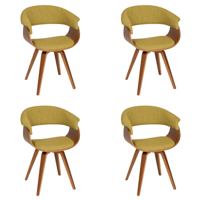 Summer - Modern Chair - Walnut Wood - Simple Home Plus