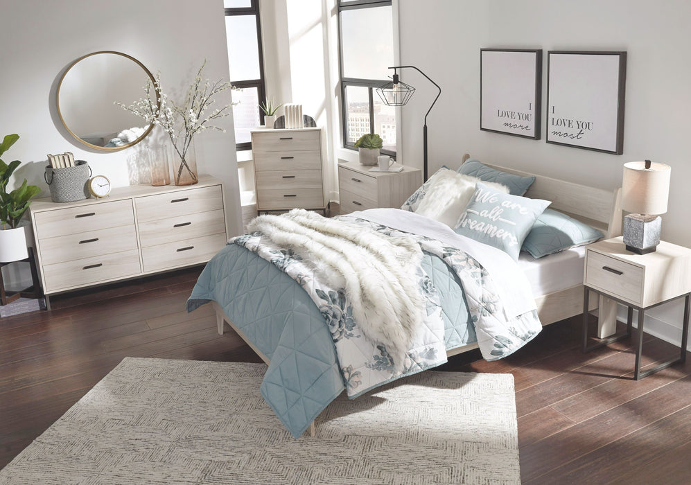 Socalle - Panel Platform Bed - Simple Home Plus