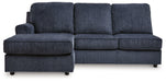 Albar Place - Laf Sofa Chaise - Cobalt - Simple Home Plus