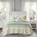 Willa - 6 Piece Reversible Coverlet Set - Green - Simple Home Plus