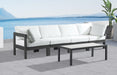 Nizuc - Outdoor Patio 4 Seat Modular Sofa With Gray Frame - Simple Home Plus