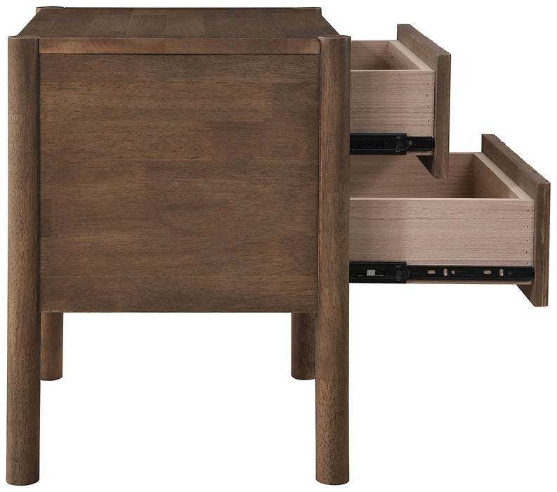 Kivo - Solid Wood Nightstand - Simple Home Plus