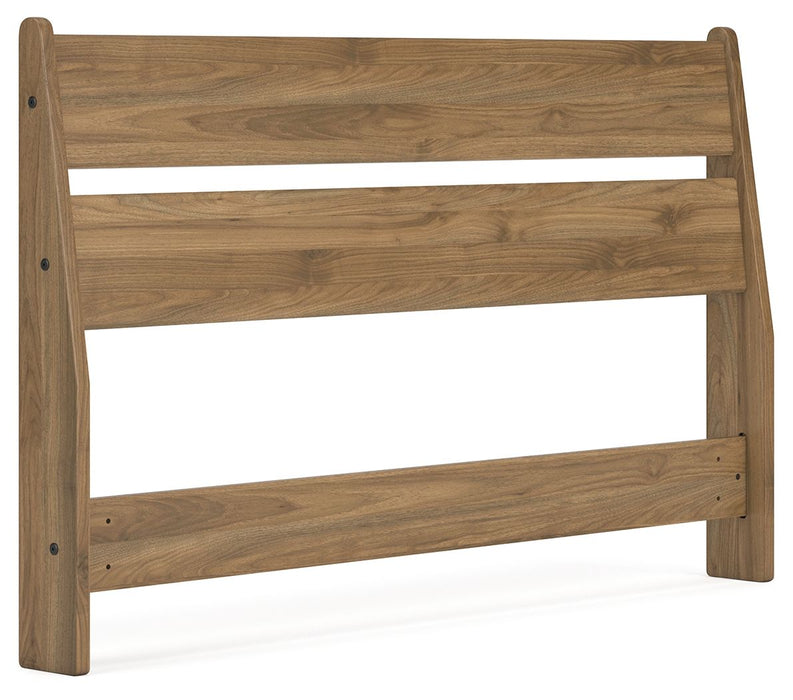 Deanlow - Full Panel Headboard - Honey - Simple Home Plus