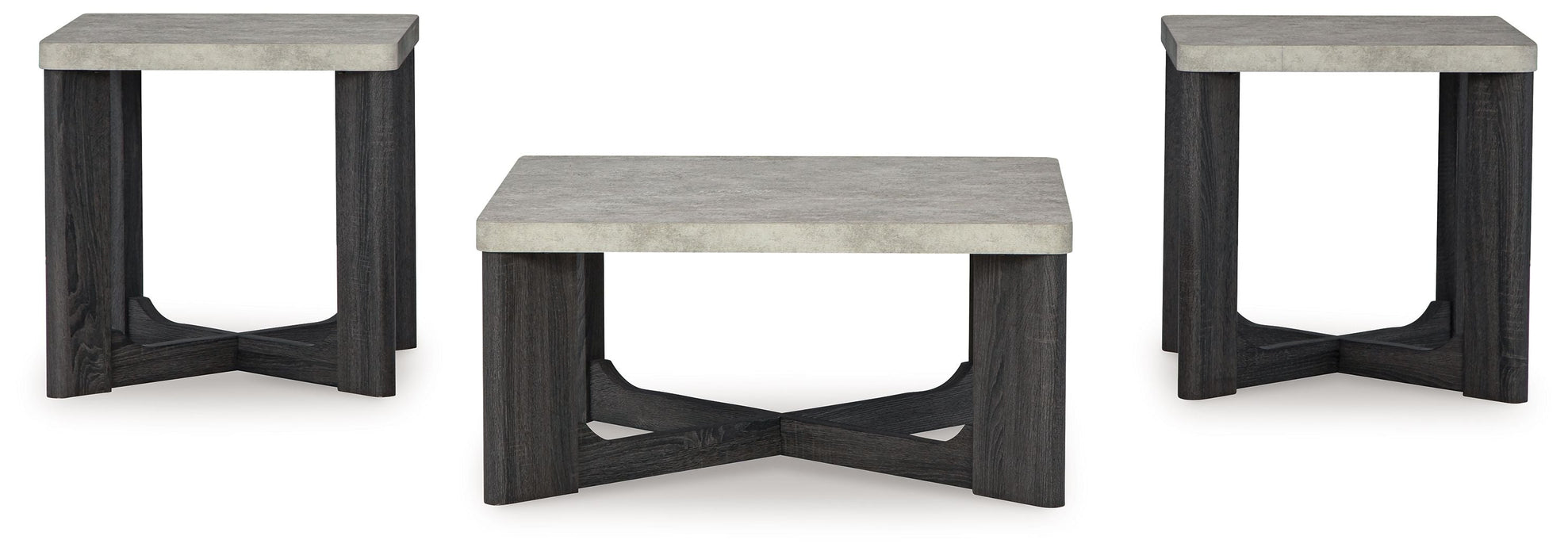 Sharstorm - Two-tone Gray - Occasional Table Set (Set of 3) - Simple Home Plus